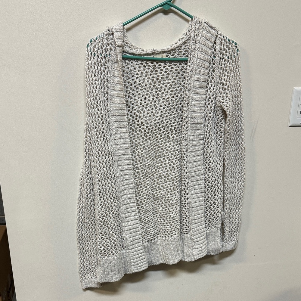Hollister Textured Open-Front Cardigan